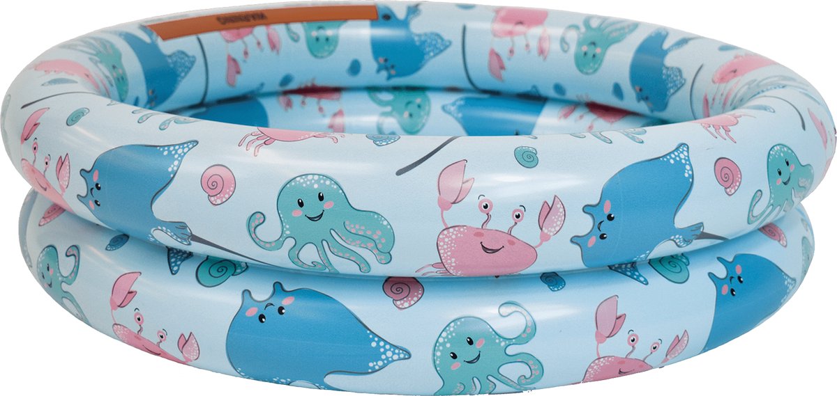 Swim Essentials | Blauw Zeedieren Baby Zwembad Ø 60 cm